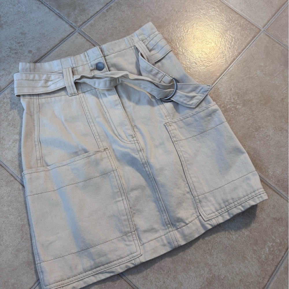 Stradivarius Women's Tan Cargo Shorts